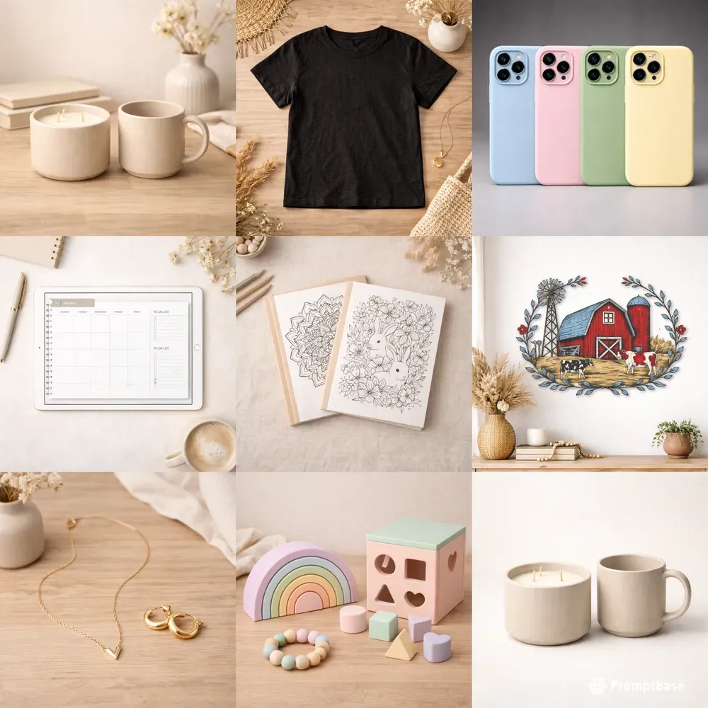 Universal Etsy Product Mockup Generator