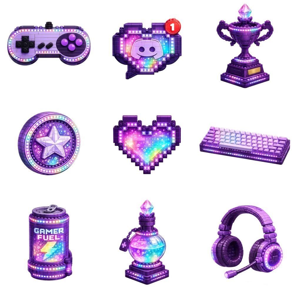 Digital Gamer Collection Cliparts