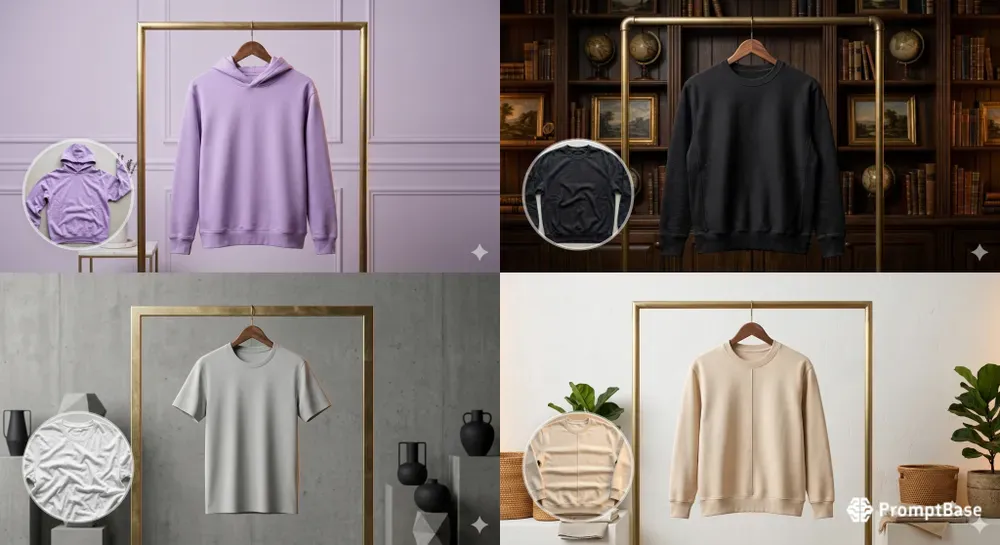 Ultracinematic Garment Rack Mockup Pros