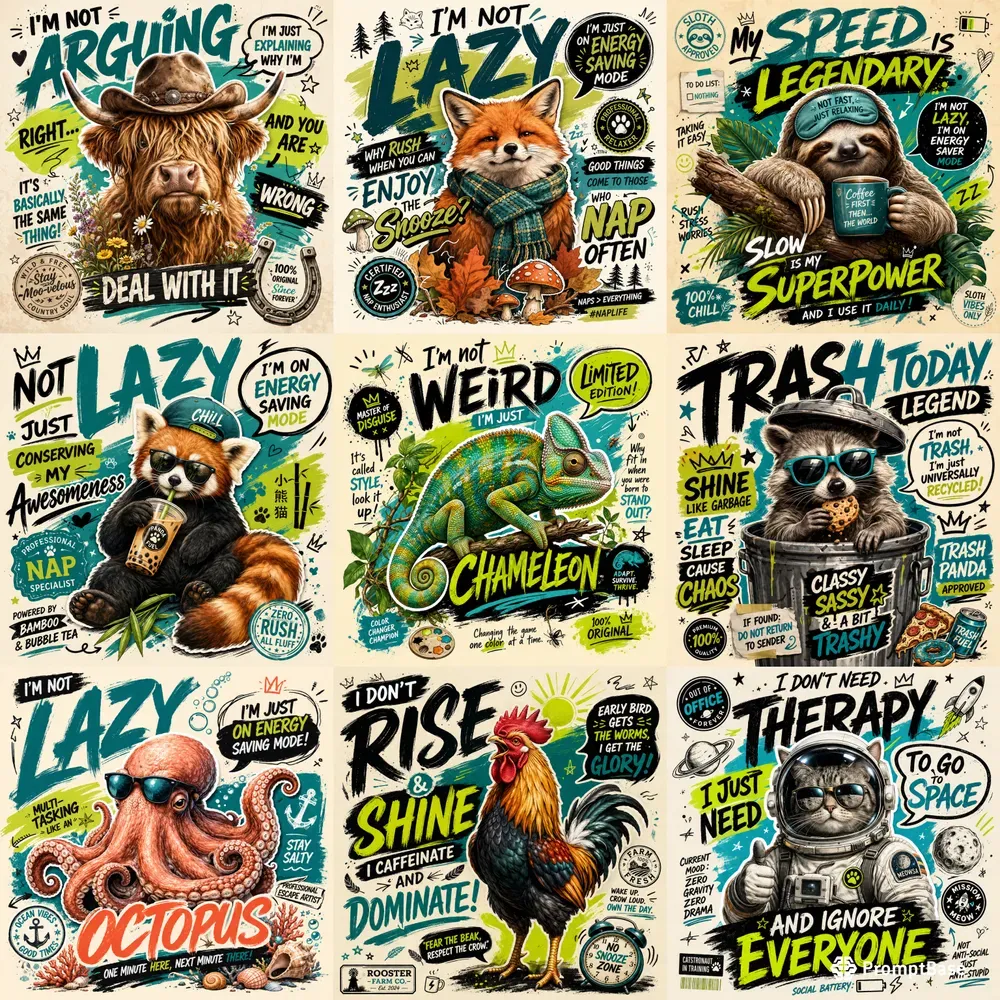 Modern Animal Poster Bundles