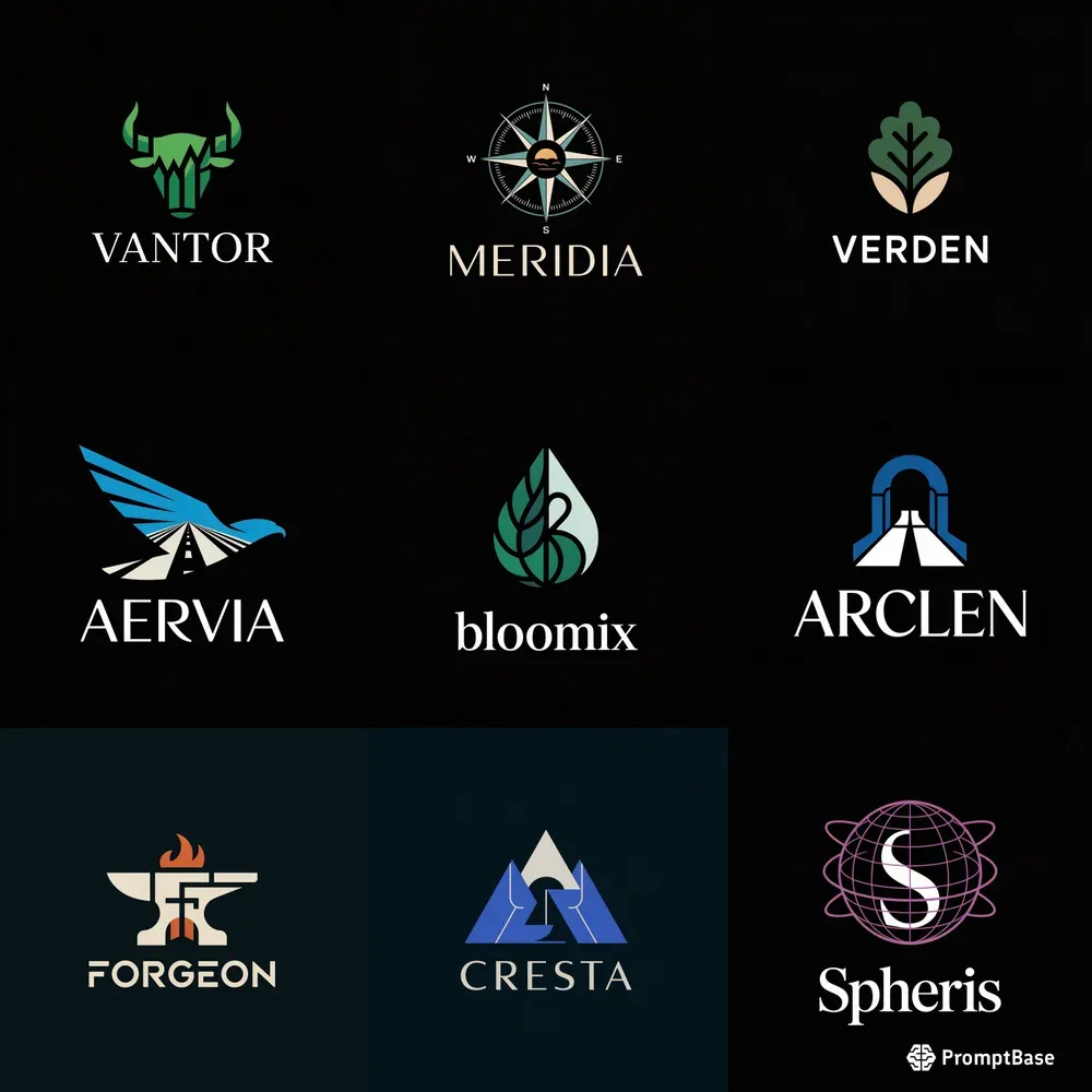 Premium Minimal Logo Blueprints