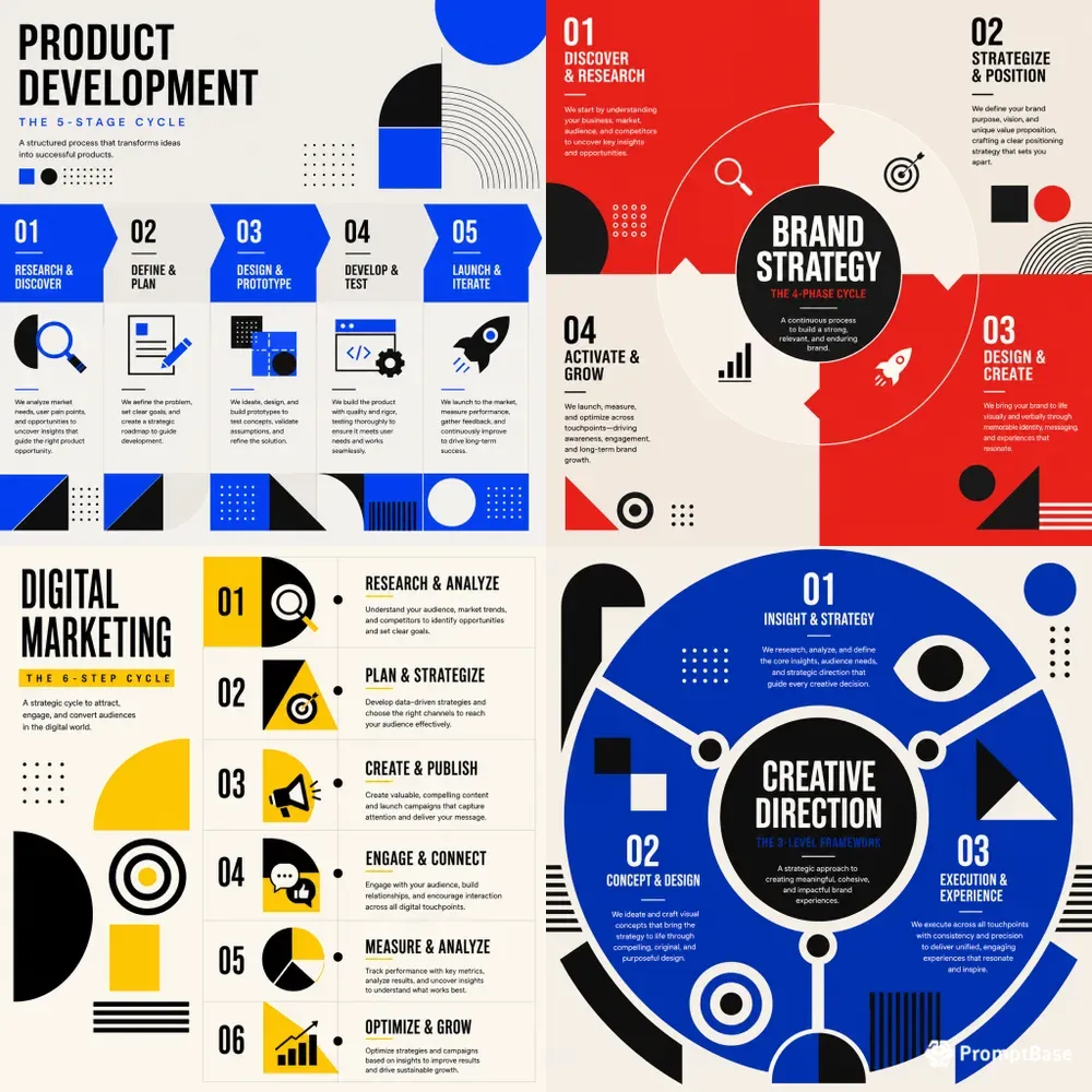 Agency Presentation Branding Infographics