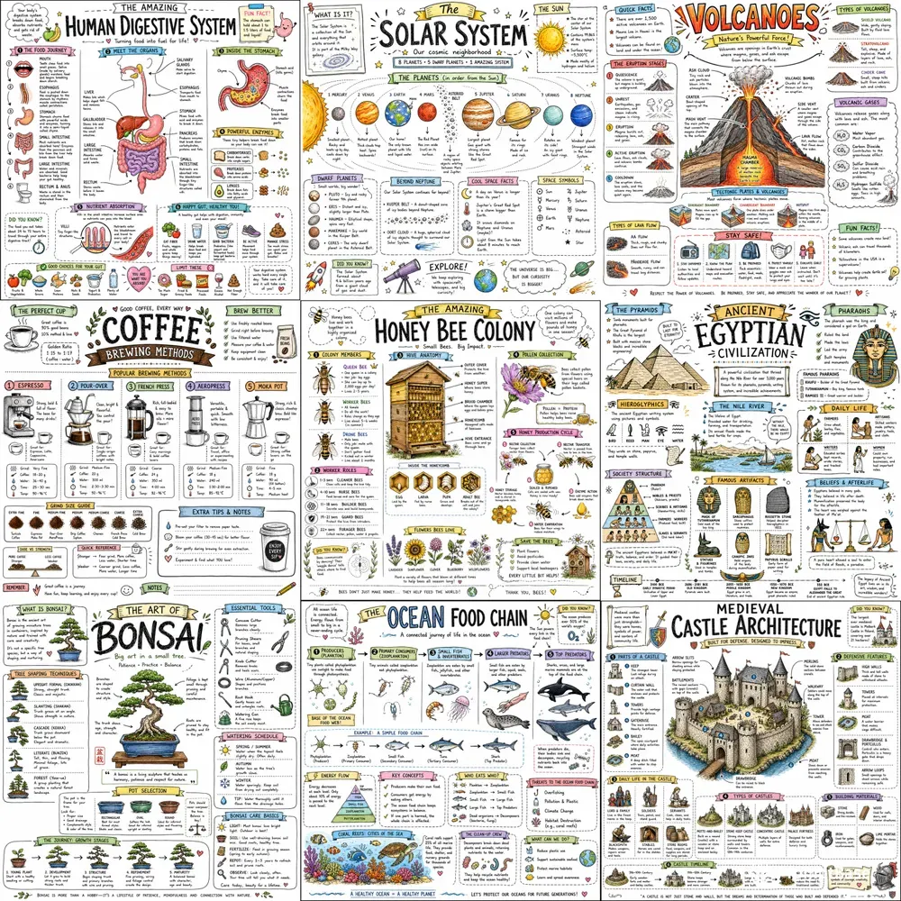 Handdrawn Infographics