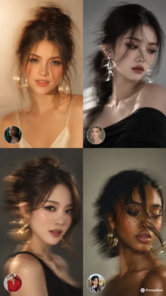 Intentional Motion Blur Fashion Portraits