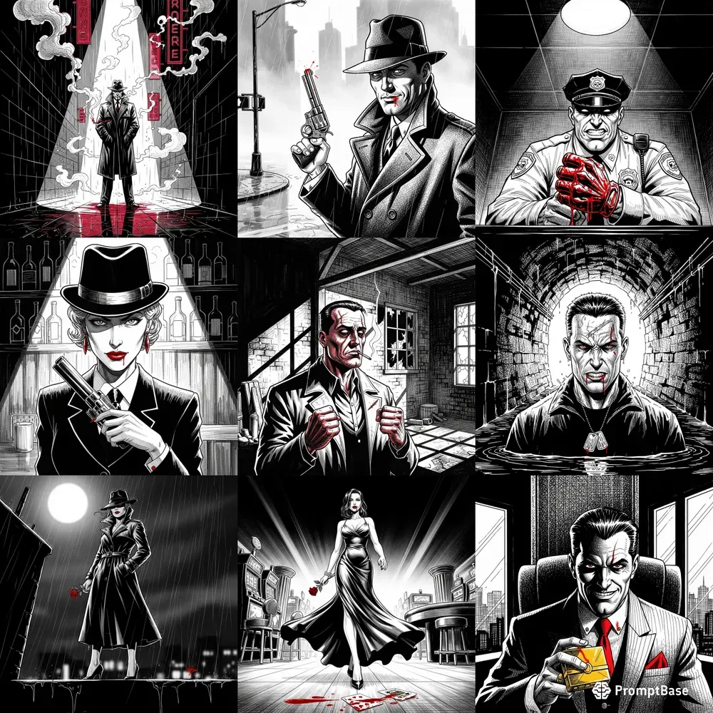Noir Crime Legends 9 Comics
