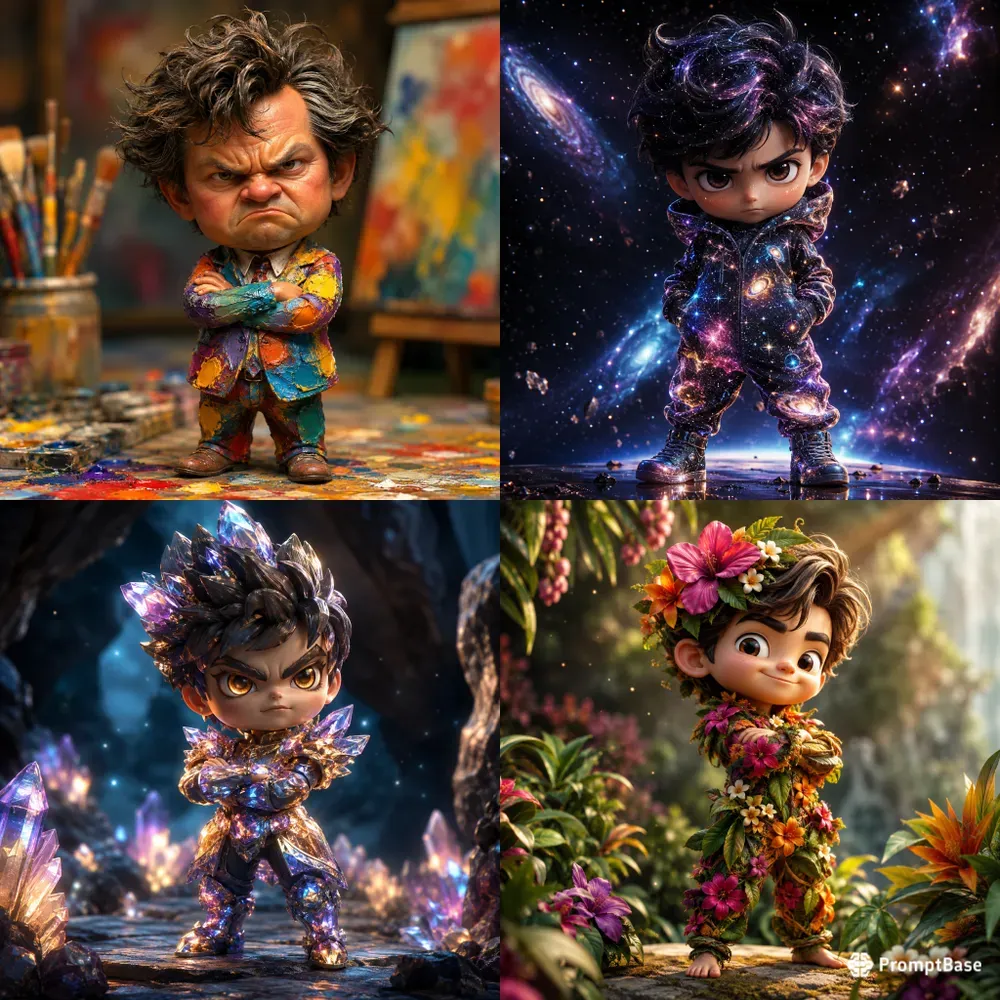 Expressive Miniature Character Creators