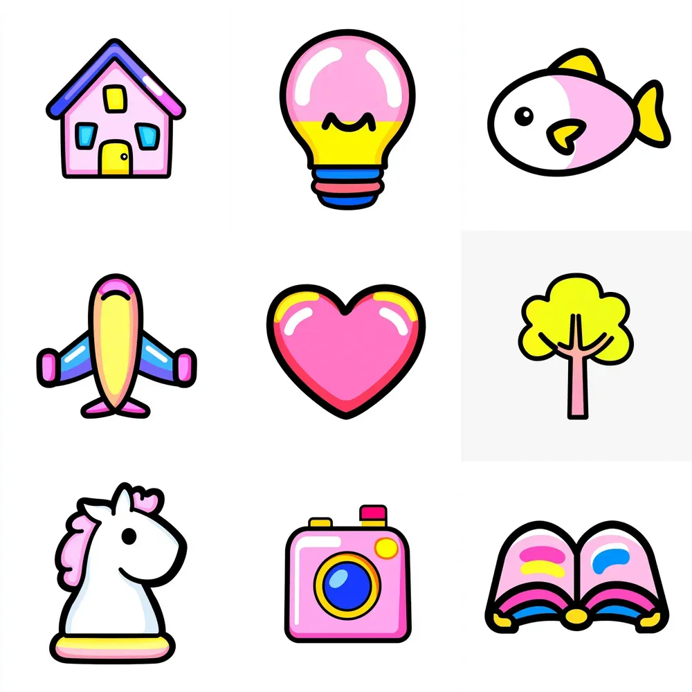 Cute Logo Icon Art Uiux Designs