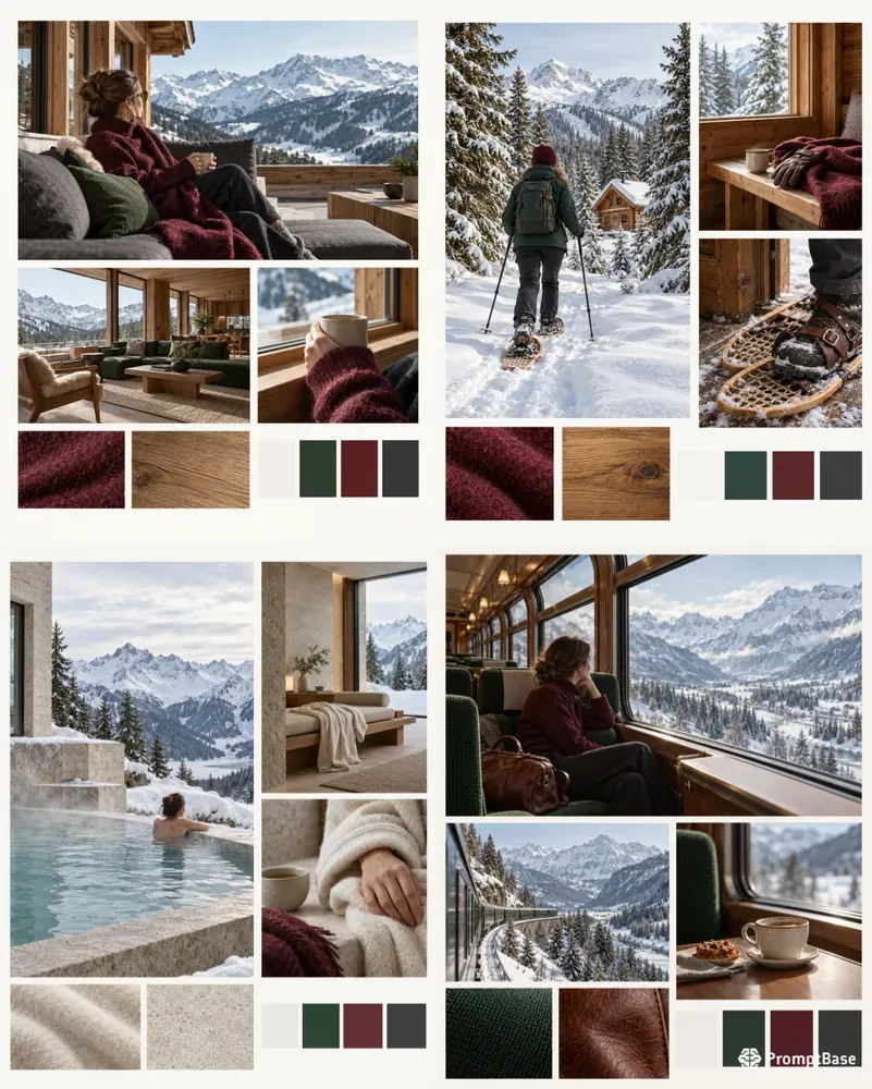 Alpine Leisure Editorial Moodboards