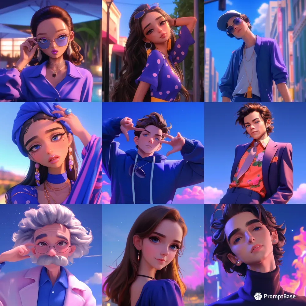 Dynamic Fashion Model Poses