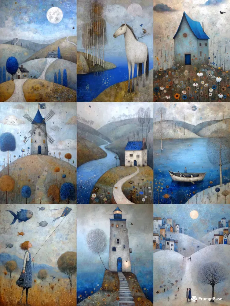 Whimsical Dreamy Storybook Posters