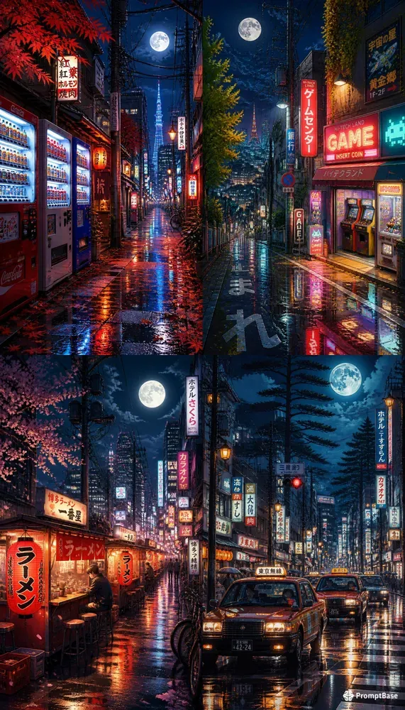 Retro Anime City Nights