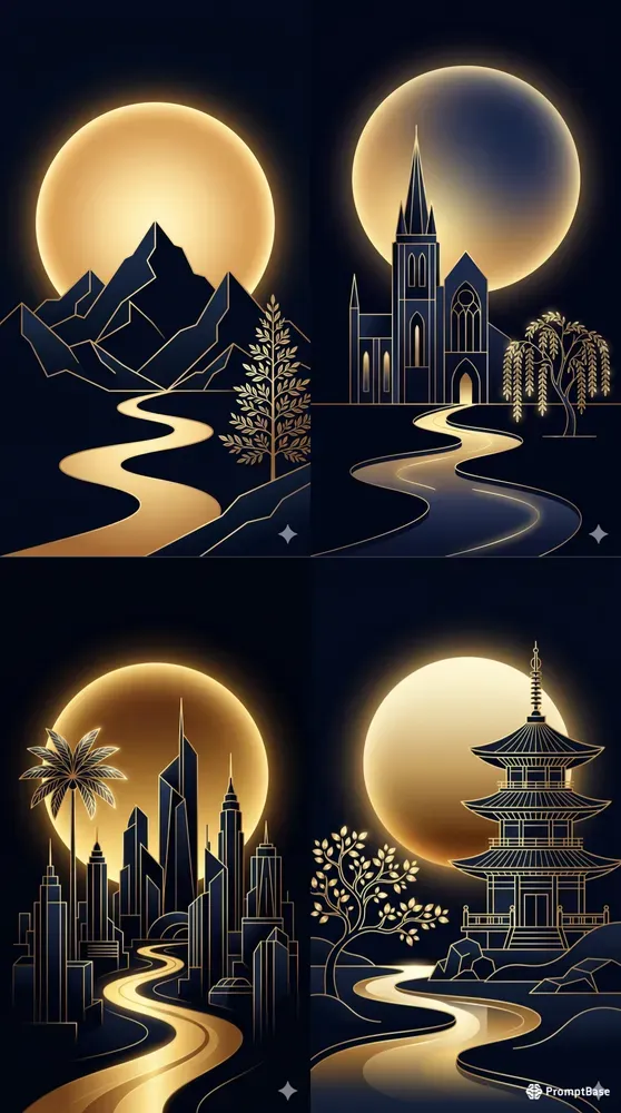 Premium Silhouette Illustration Templates