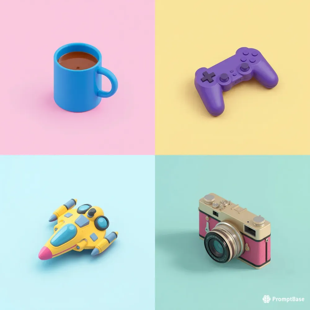 3D Minimalist Isometric Icons