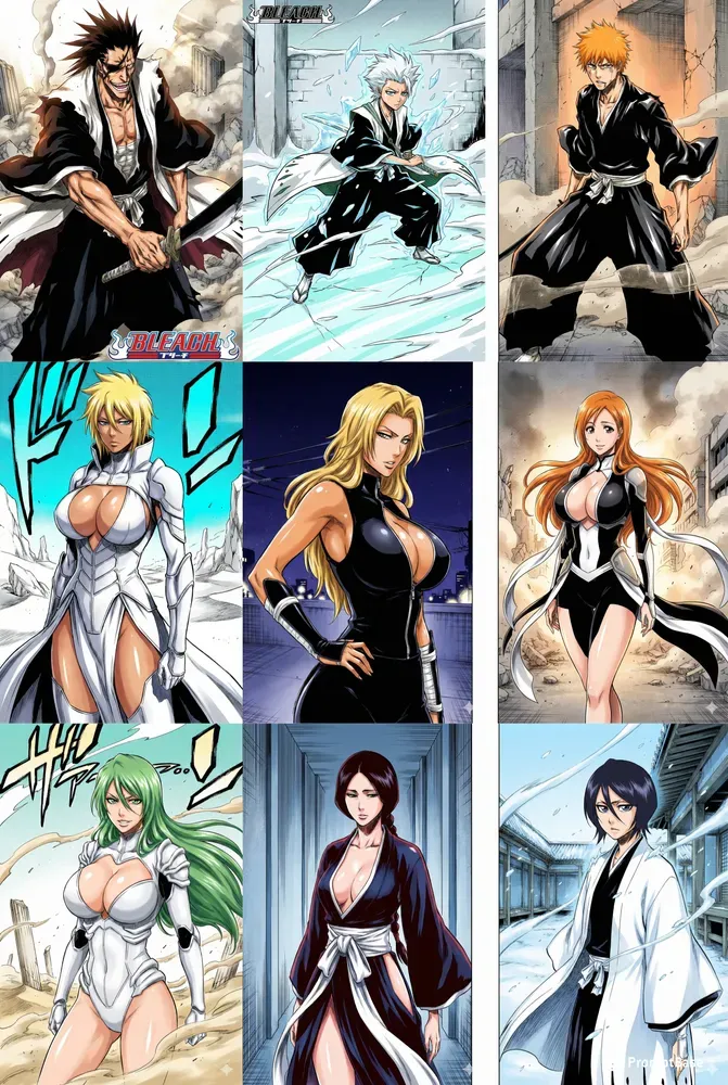 Official Bleach Art Style