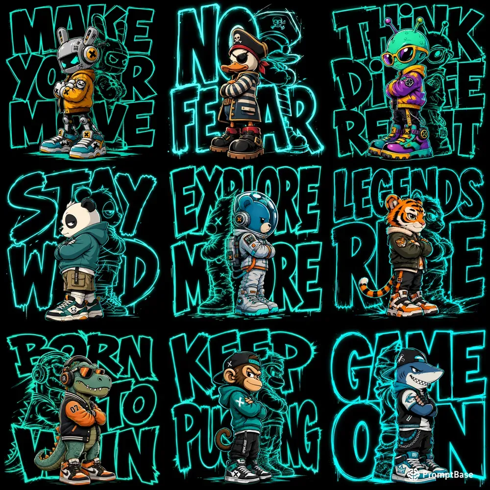Urban Toy Popart Posters