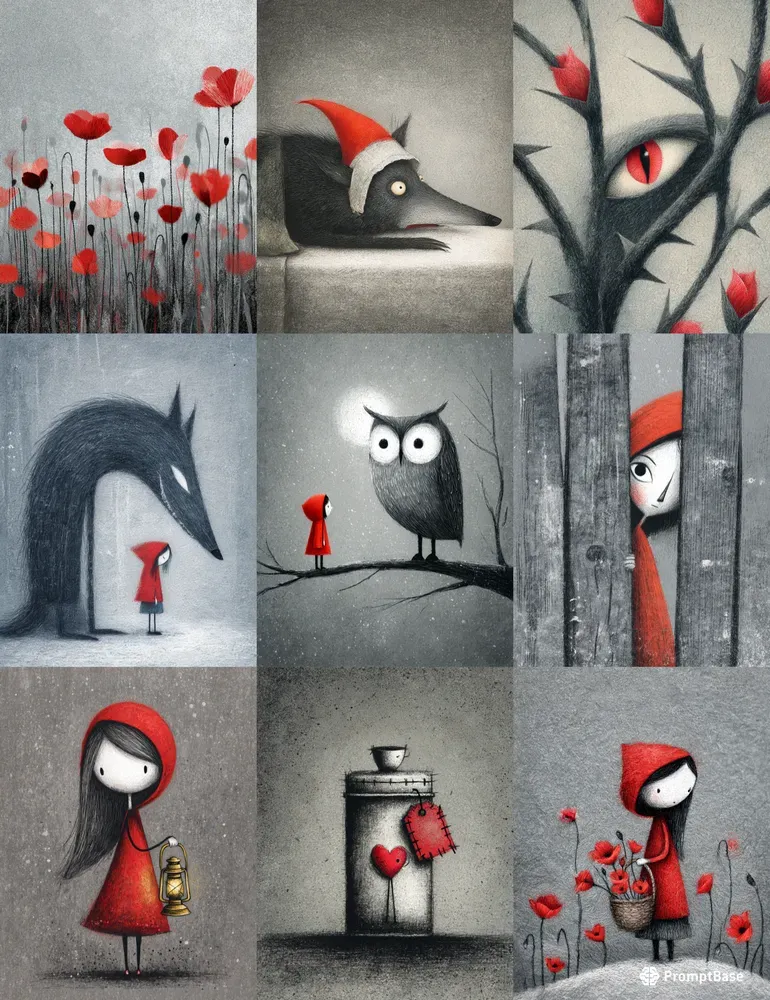 Inspired By Little Red Riding Hoods