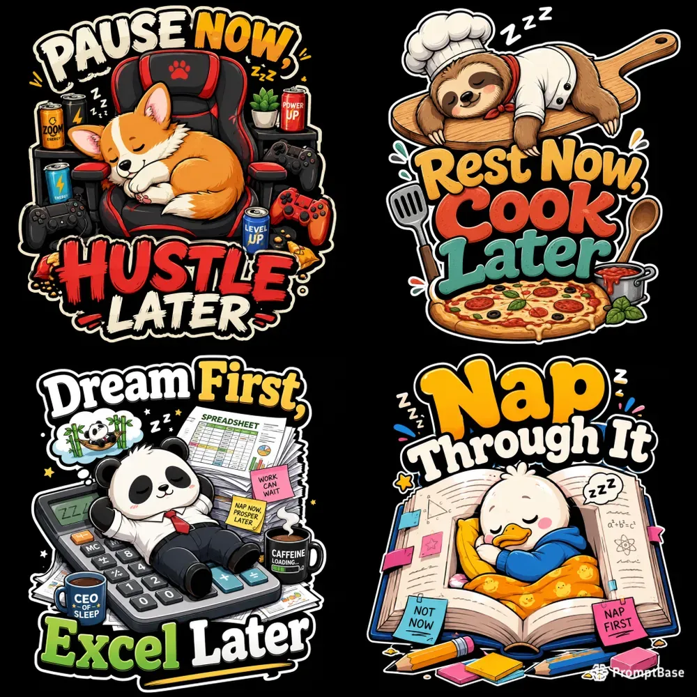Lazy Animal Humor Tshirts