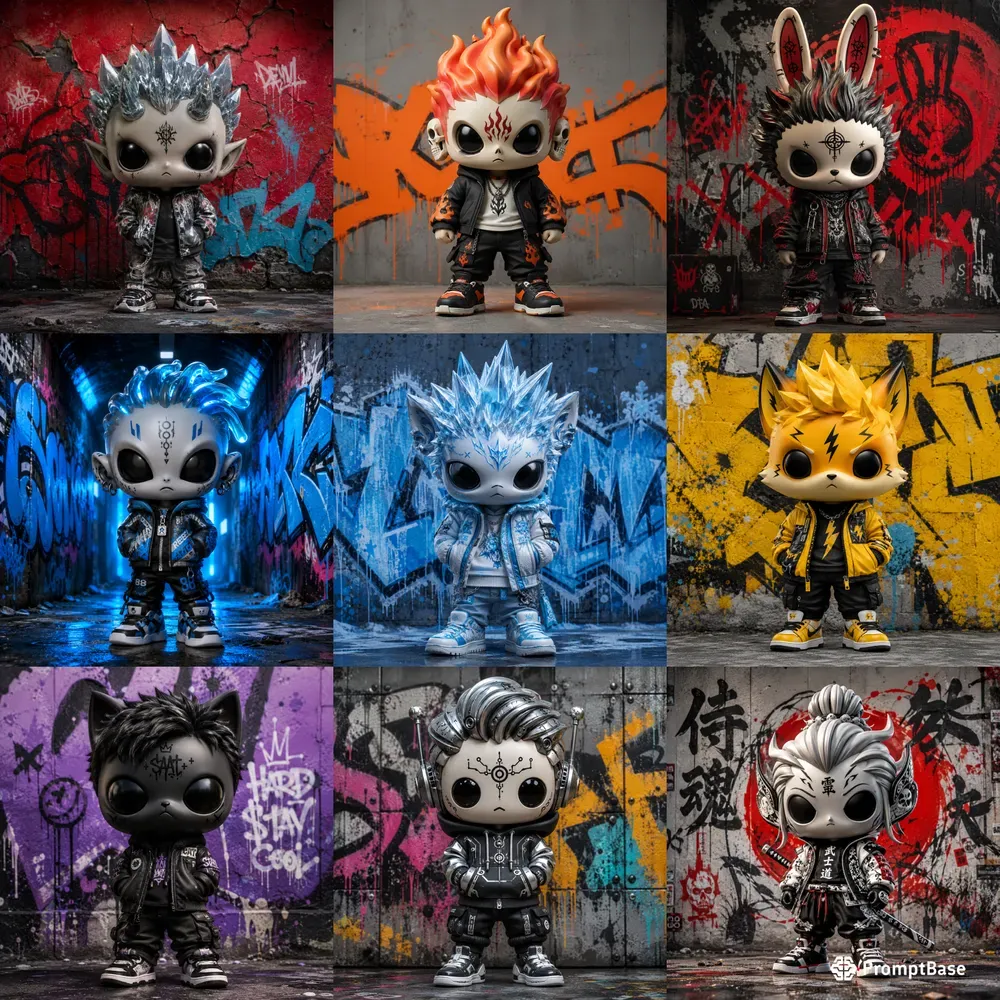 Urban Graffiti Vinyl Toy Creator Kits