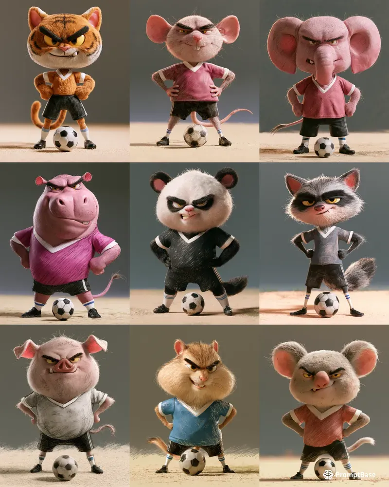 3D Soccer Mascot Generator