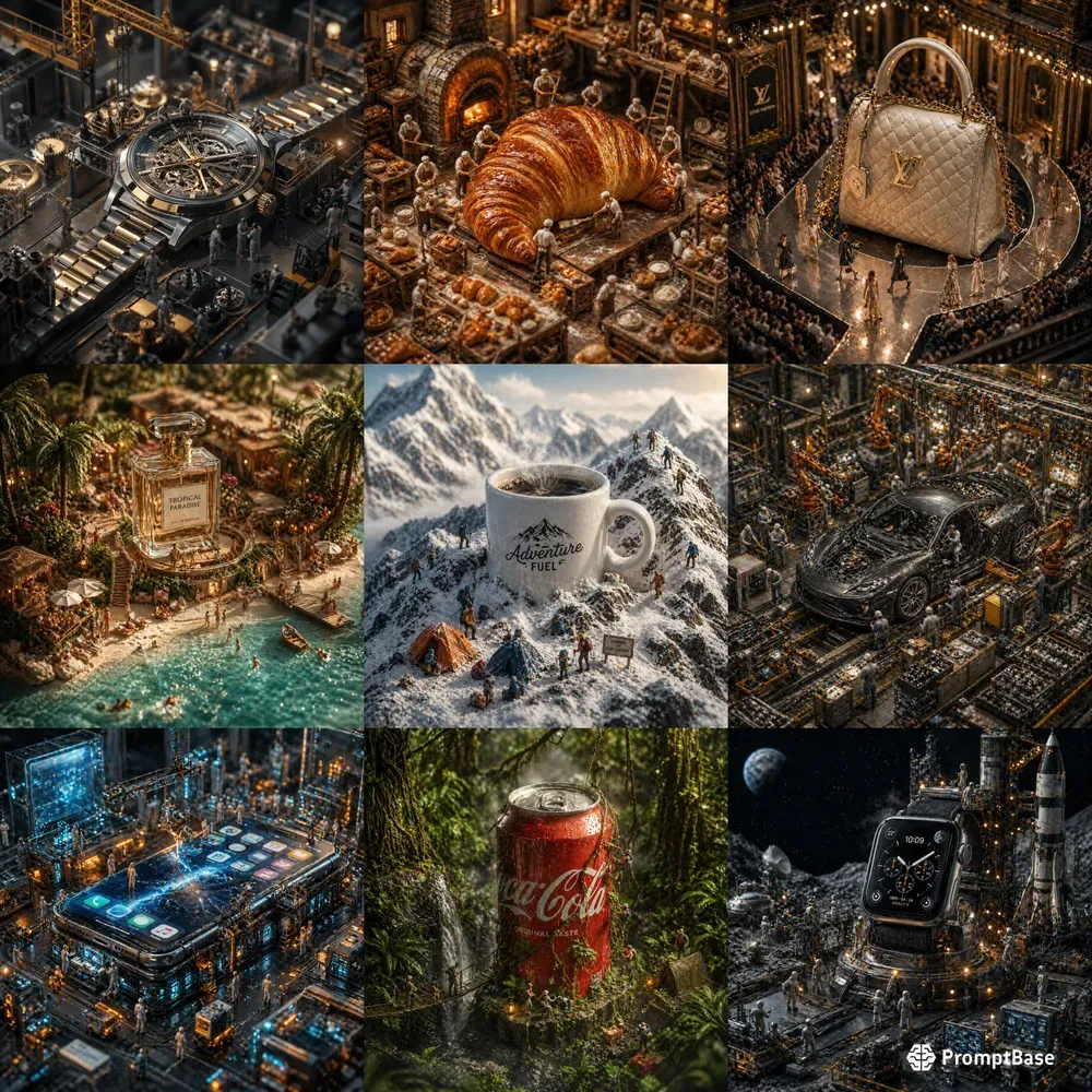 Hyper Realistic Miniature Worlds