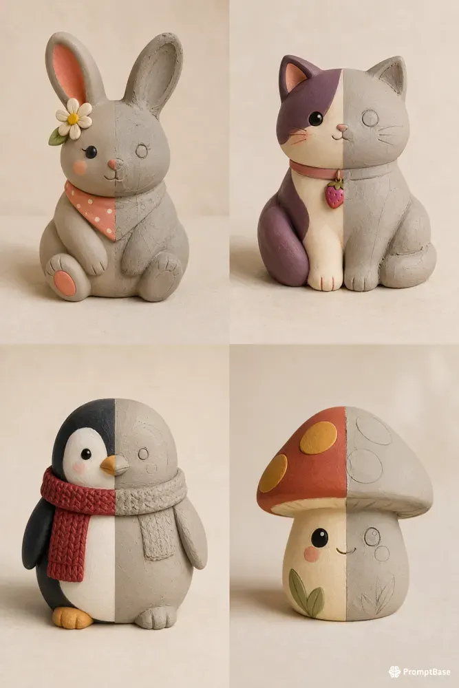 Finish The Handmade Figurines