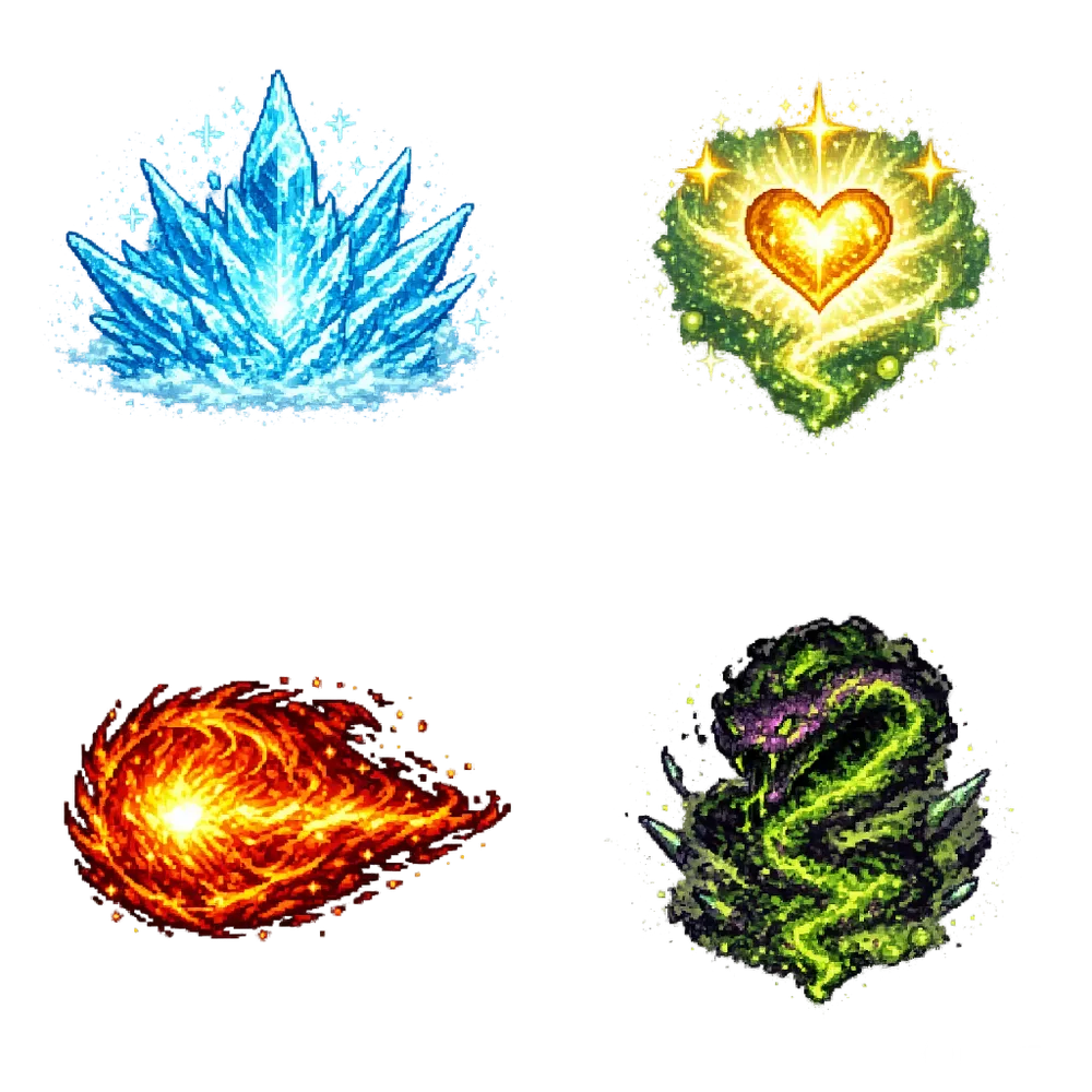 8bit Rpg Skill Icon Generator