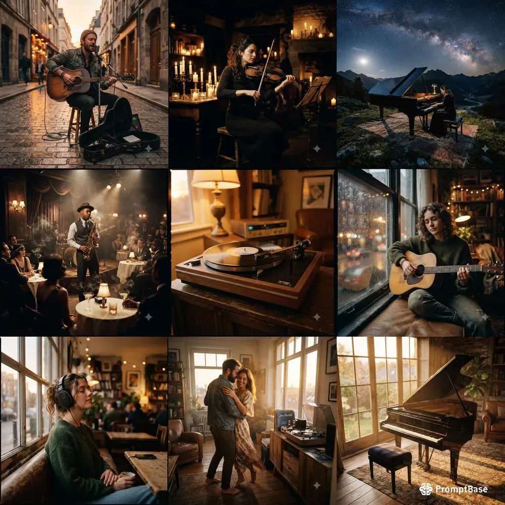 Cinematic Music Inspired Scenery