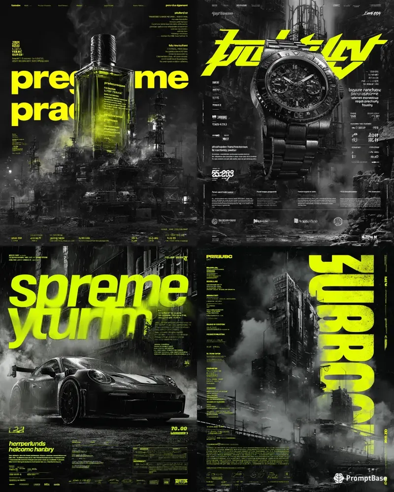Cyberpunk Product Posters For Etsy