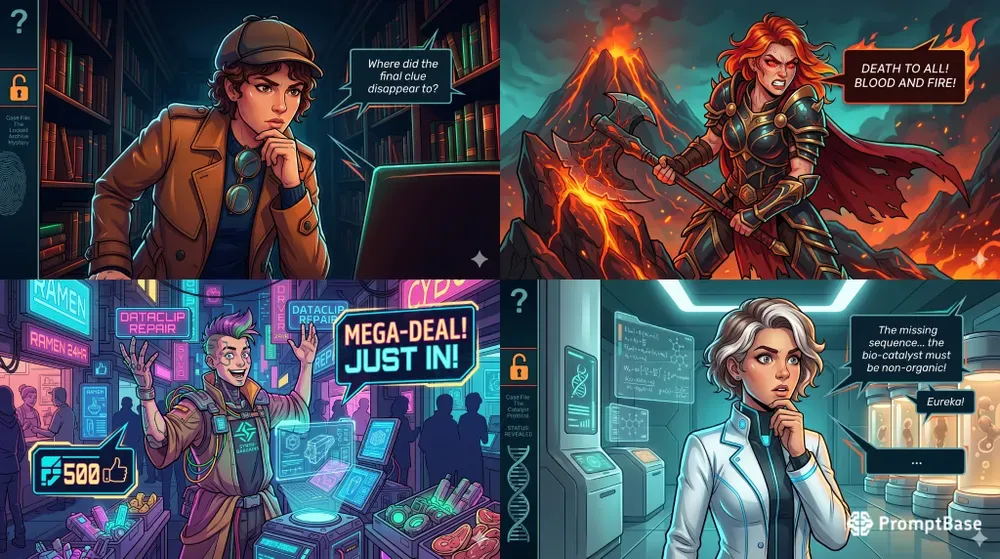 Social Media Narrative Character Kits