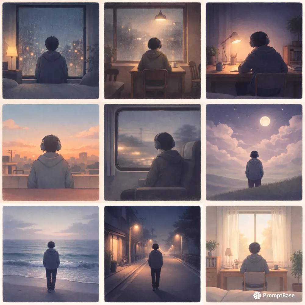 Cinematic Lofi Album Cover Systems