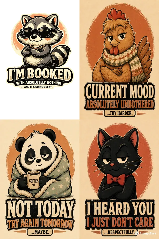 Vintage Cartoon Quote Generator