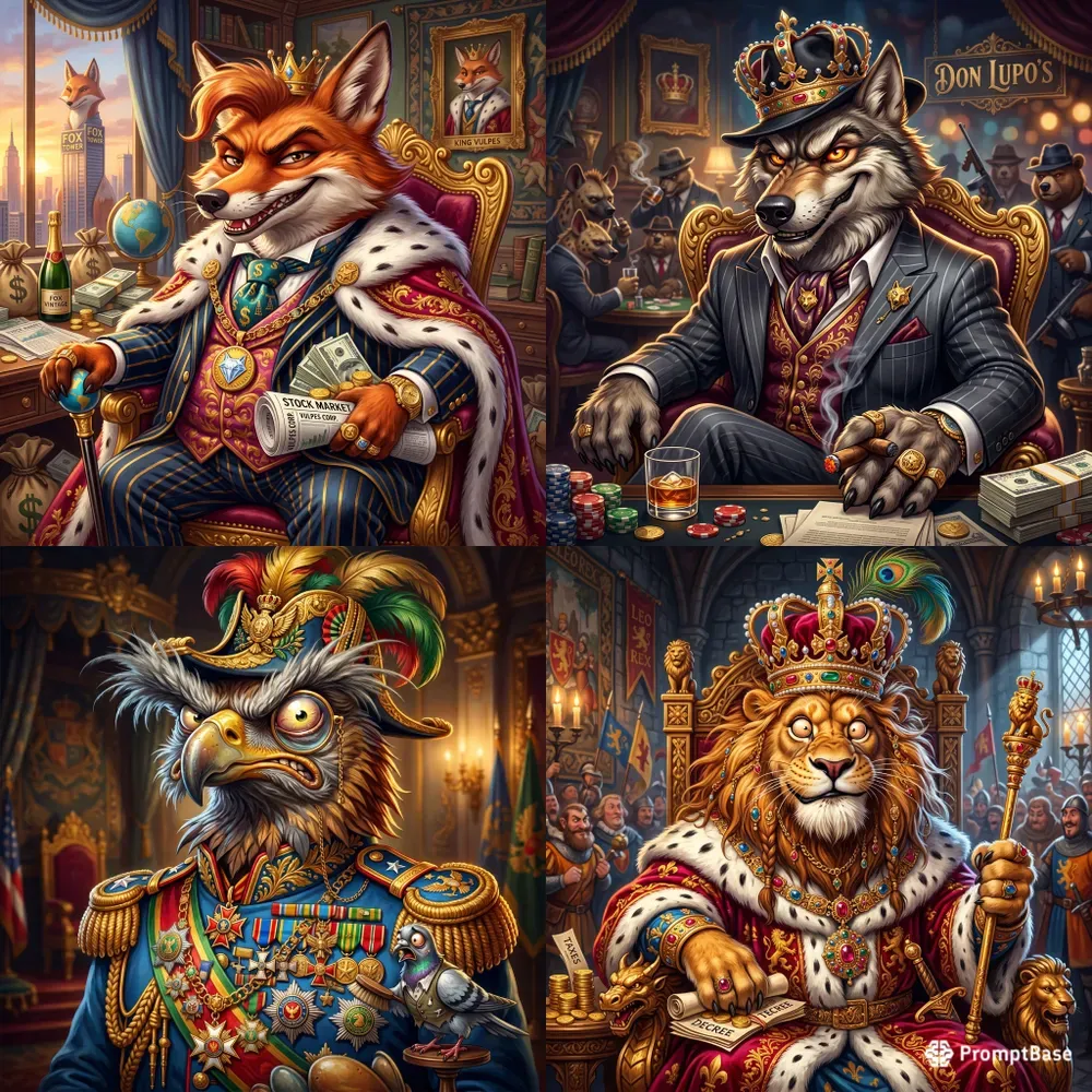 Royal Animal Caricature Creators