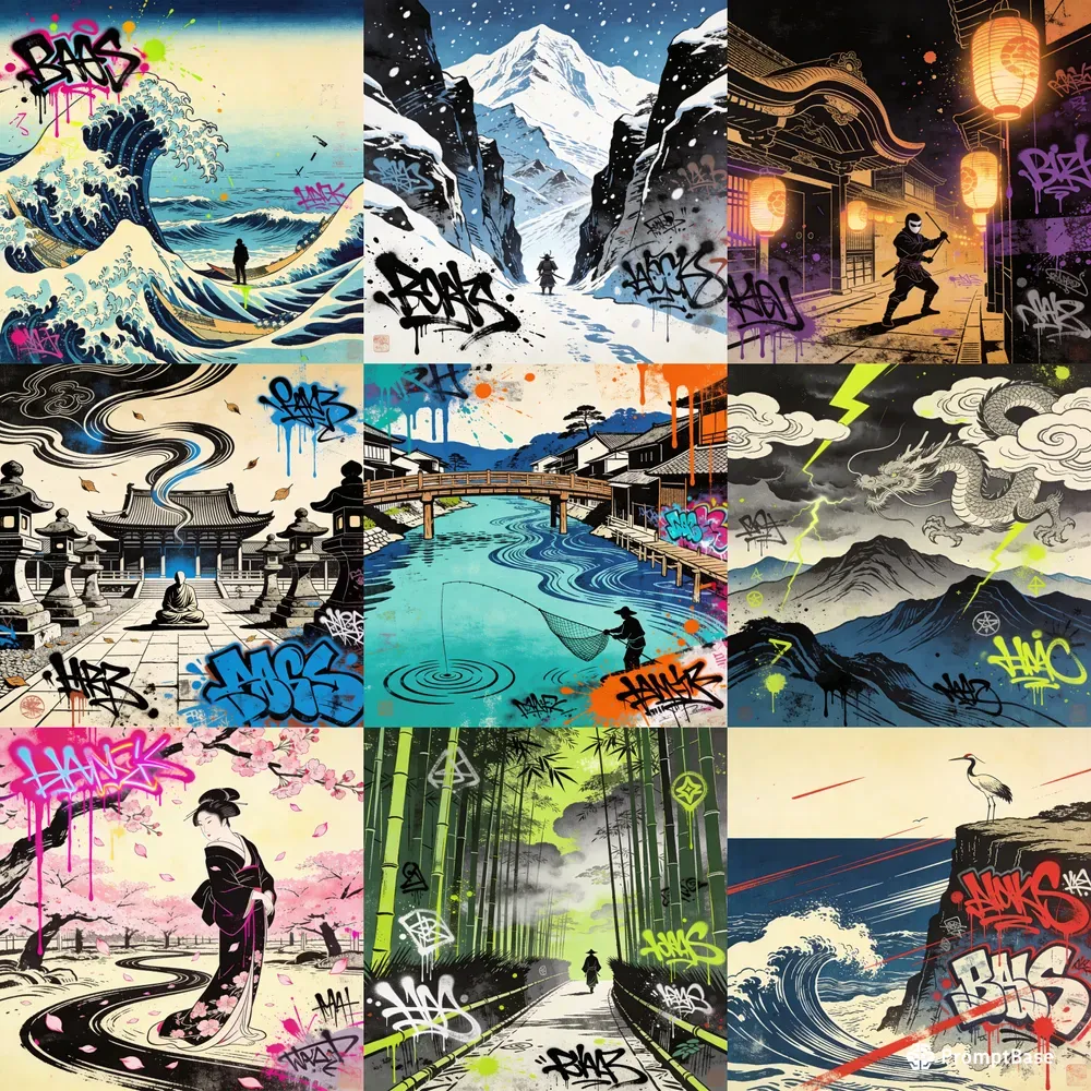 Japanese Graffiti Art