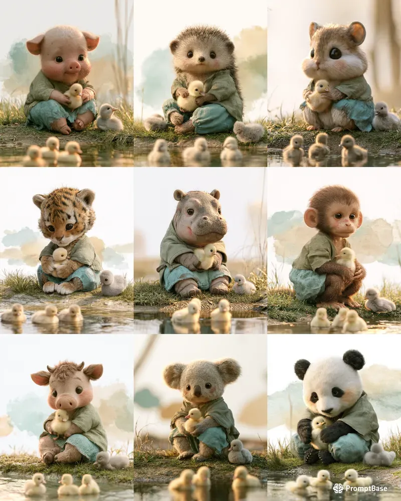 3D Animal Nursery Art