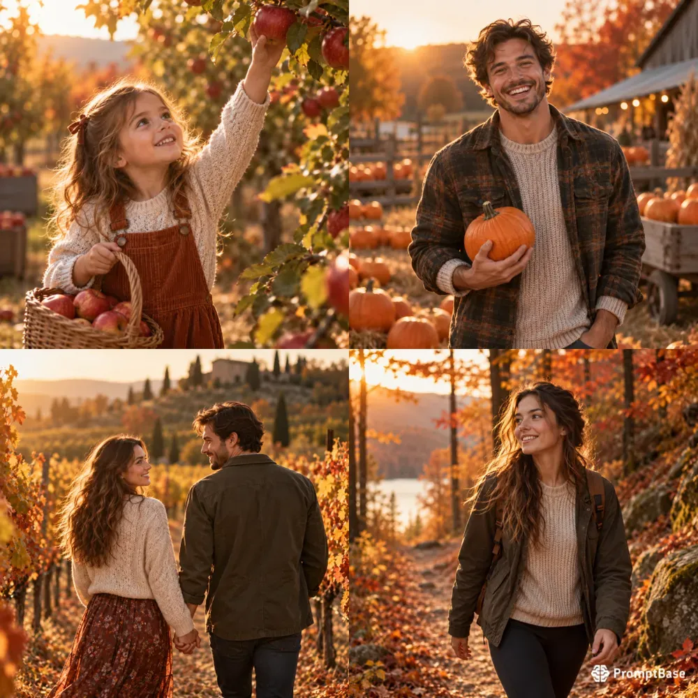 Golden Autumn Portrait Photography