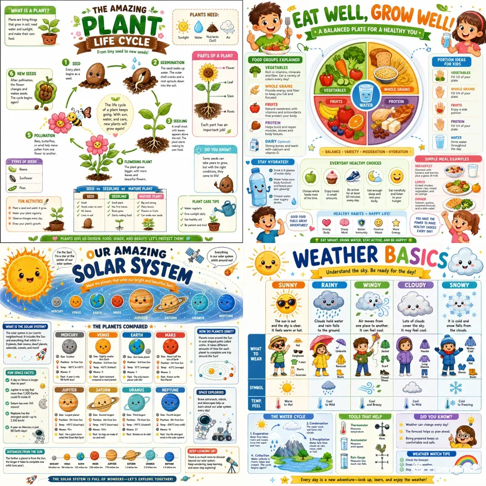 Cute Educational Infographics
