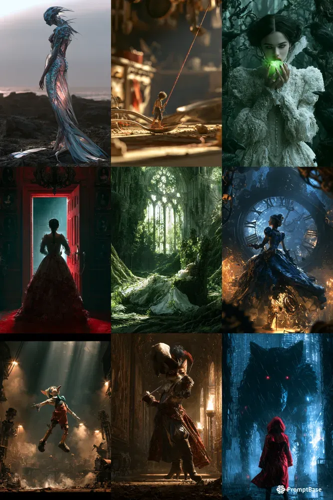 Reimagined Fairy Tales Art Generator