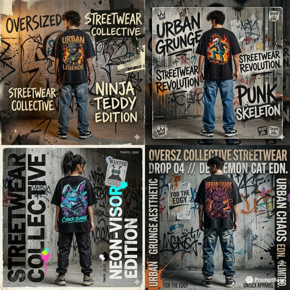 Streetwear Madness Poster Packs