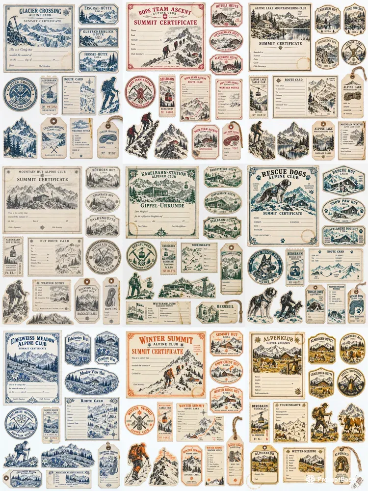 Alpine Mountaineering Ephemera