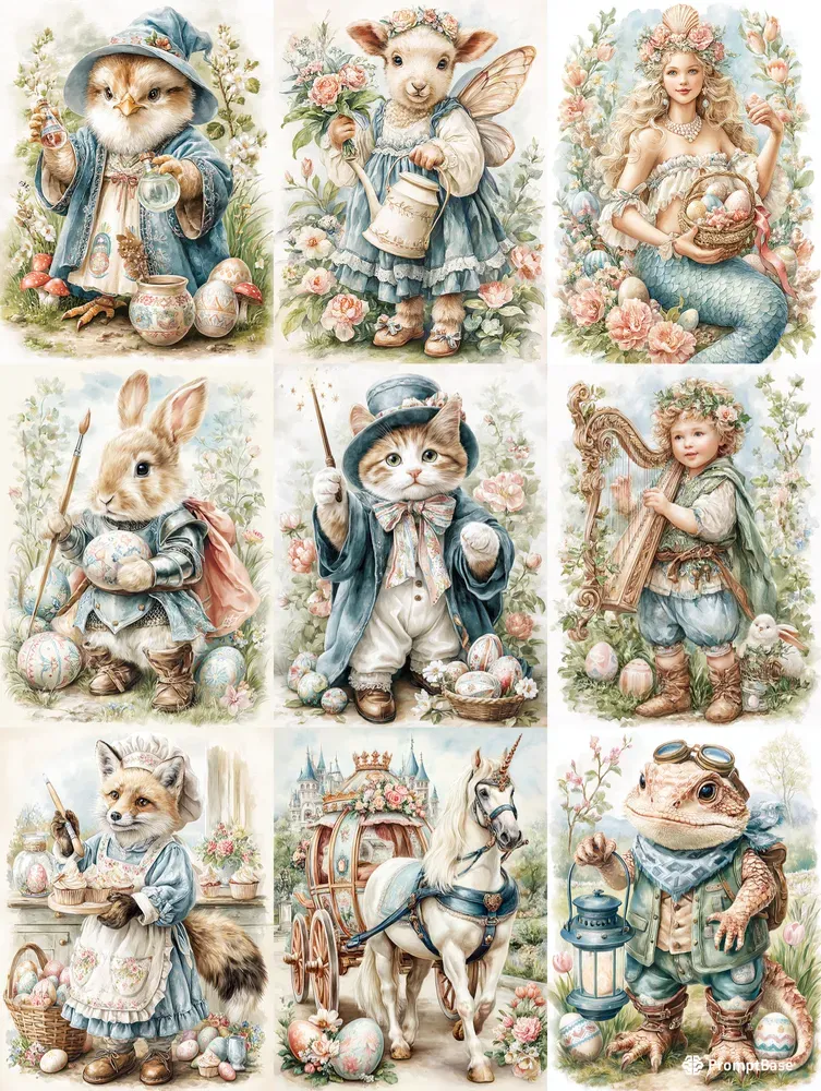 Fairytale Easter Day Junk Journals
