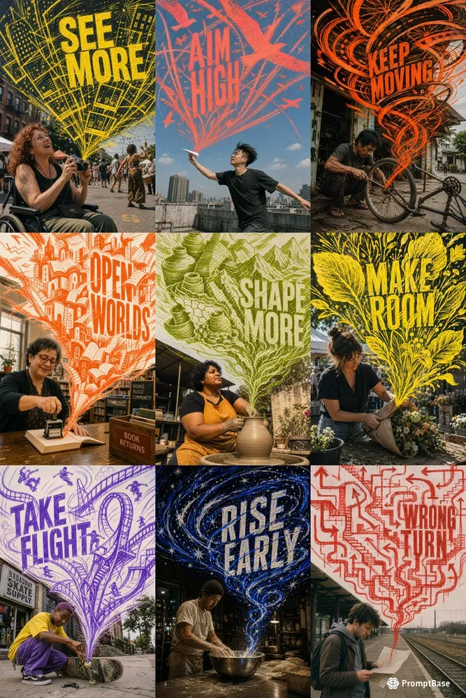Epic Doodle Photo Posters
