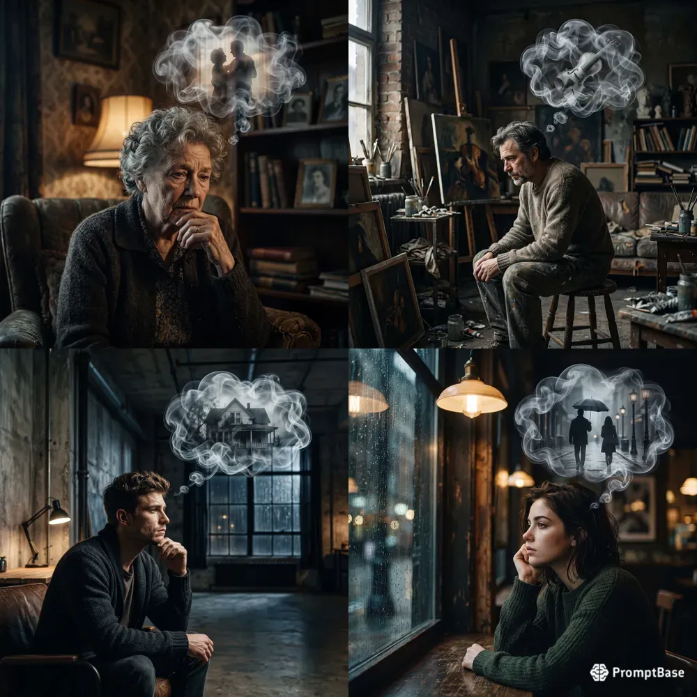 Ghosts Of The Past Surreal Portraits