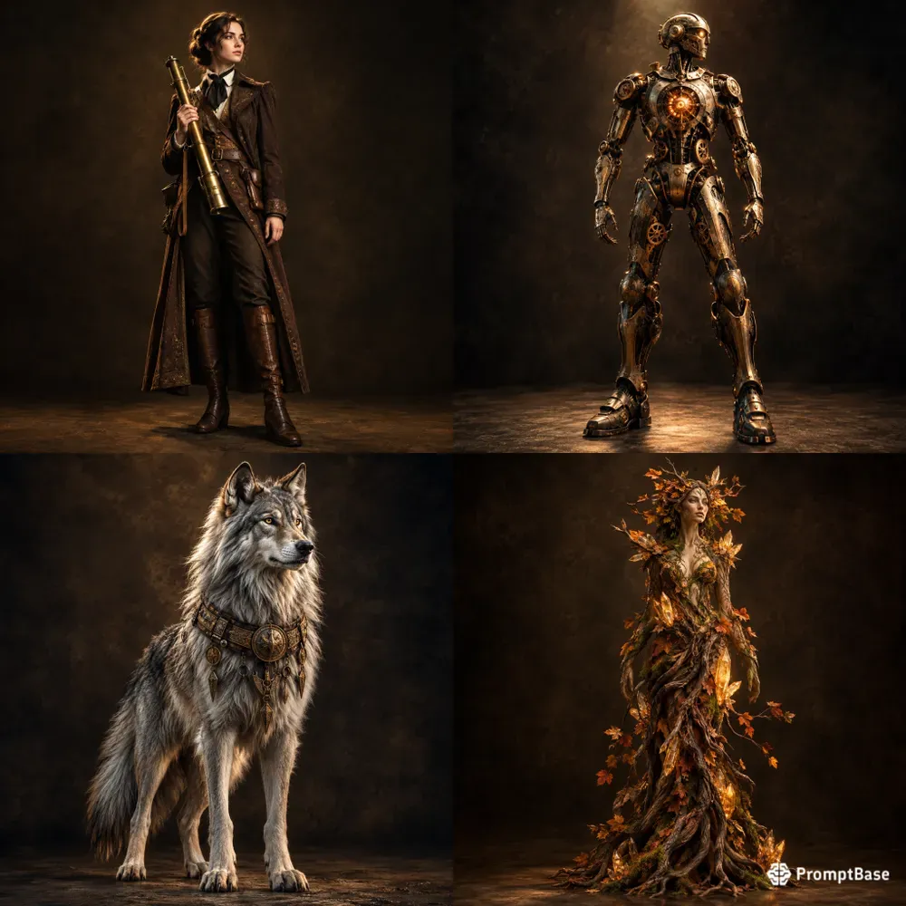 Cinematic Dark Studio Portraits