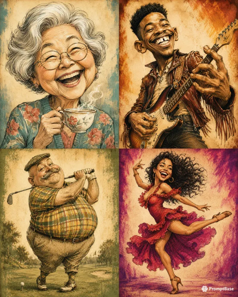 Caricature Portrait Art