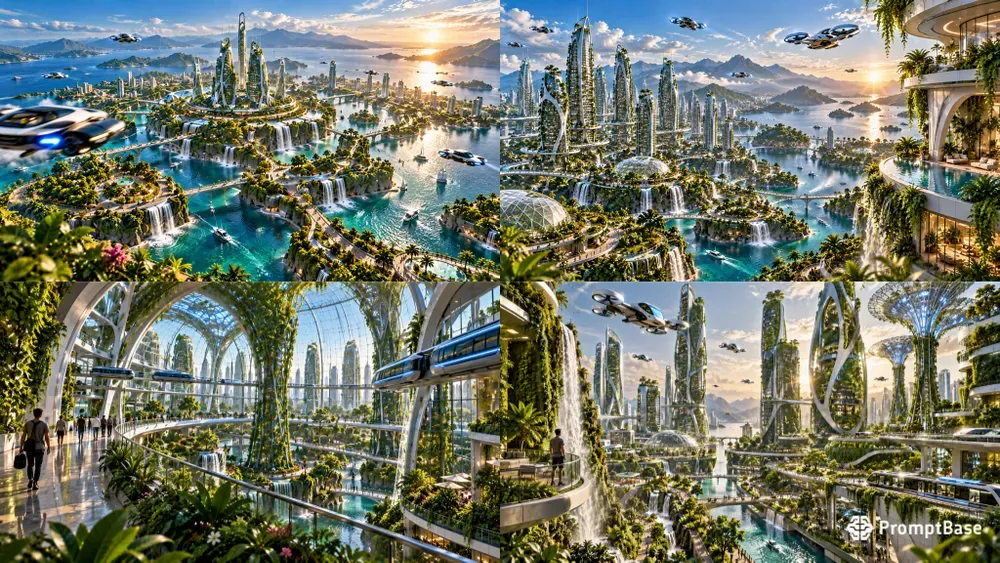 Futuristic Ecocity Generator