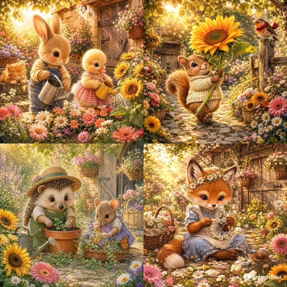 Tiny Garden Friends