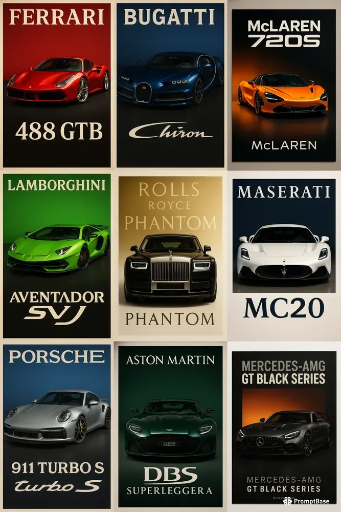 Luxury Car Posters