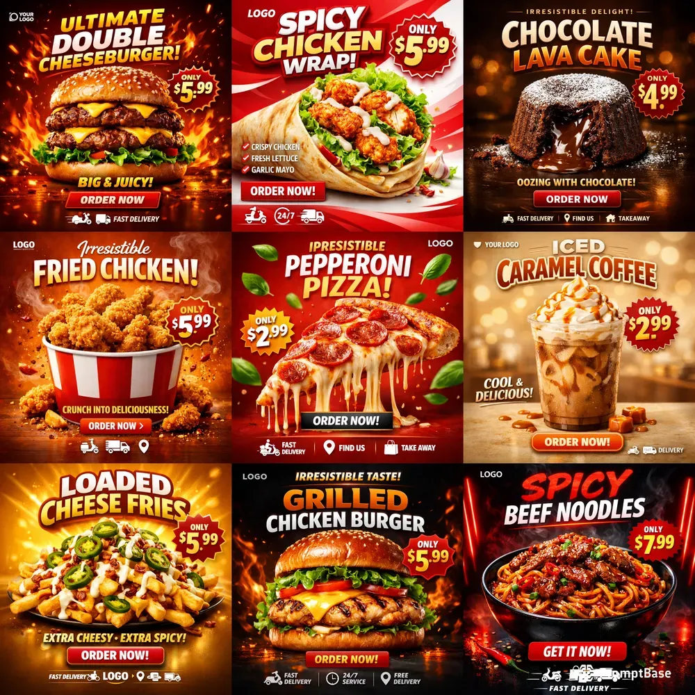 Fast Food Posters