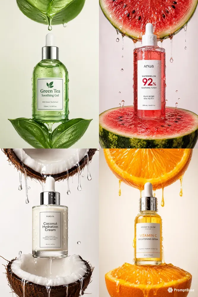Fresh Fruit Cosmetics Photography