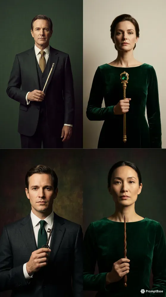 Old Money Portrait Scepter Editorials